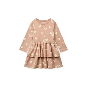 Liewood rochie din bumbac pentru copii Mindy LS Dress imagine