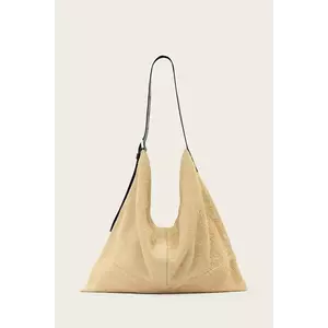 AllSaints geantă de mână din piele întoarsă ASHA imagine