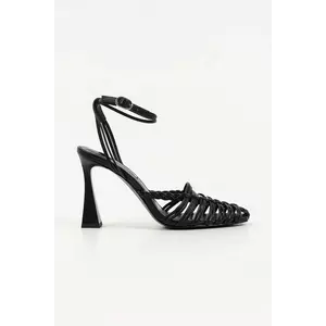 Karl Lagerfeld stilettos de piele Debutante imagine