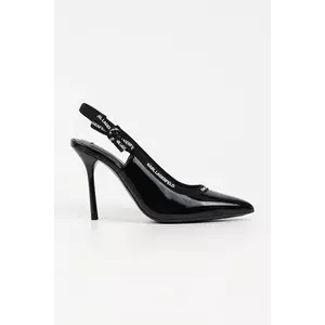 Karl Lagerfeld stilettos de piele Sarabande imagine