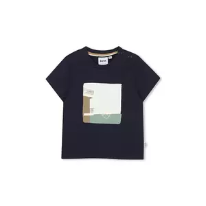 BOSS tricou din bumbac pentru bebelusi imagine