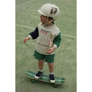 Konges Sløjd hanorac de bumbac pentru copii SPOTTY LS POLO GOTS imagine