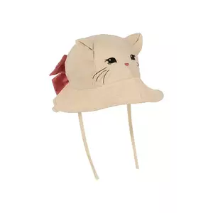 Konges Sløjd pălărie din bumbac pentru copii VERBENA BOW KITTY SUN HAT imagine