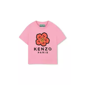 Kenzo Kids tricou din bumbac pentru bebeluși imagine