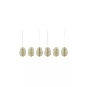 House Doctor decorațiuni de Crăciun HDEggs 5 cm 6-pack imagine