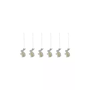 House Doctor decorațiuni de Crăciun HDRabb 6 cm 6-pack imagine