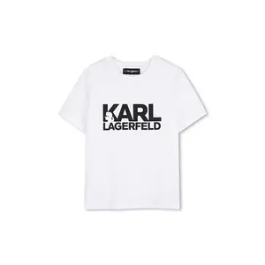 Karl Lagerfeld tricou de bumbac pentru copii imagine