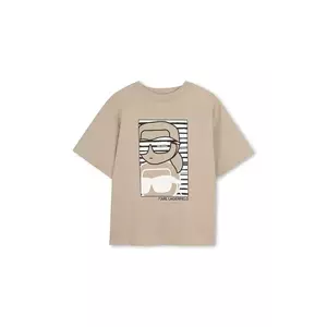 Karl Lagerfeld tricou de bumbac pentru copii imagine