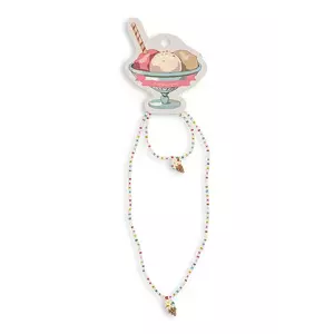 Konges Sløjd colier și brățară pentru copii ICE CREAM NECKLACE AND BRACELET SET imagine