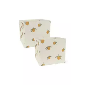 Konges Sløjd cutie de depozitare FABRIC STORAGE BASKETS 2-pack imagine