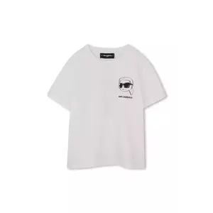 Karl Lagerfeld tricou de bumbac pentru copii imagine