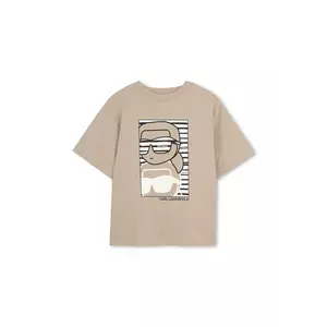 Karl Lagerfeld tricou de bumbac pentru copii imagine