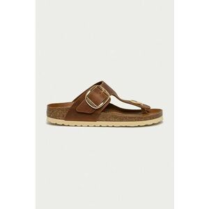 Birkenstock slapi de piele Gizeh Big Buckle imagine