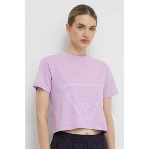 Guess tricou din bumbac imagine