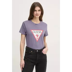 Guess tricou din bumbac imagine