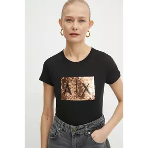 Armani Exchange tricou din bumbac imagine