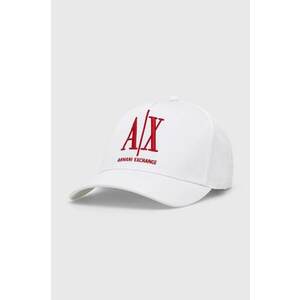 Armani Exchange șapcă de baseball din bumbac imagine
