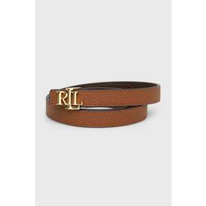 Lauren Ralph Lauren curea de piele cu doua fete imagine