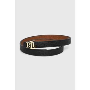 Lauren Ralph Lauren curea de piele cu doua fete imagine