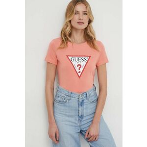 Guess tricou din bumbac imagine