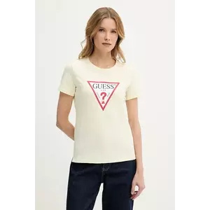 Guess tricou din bumbac imagine