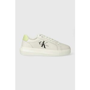 Calvin Klein Jeans sneakers din piele YW0YW00823 CHUNKY CUPSOLE MONOLOGO W imagine