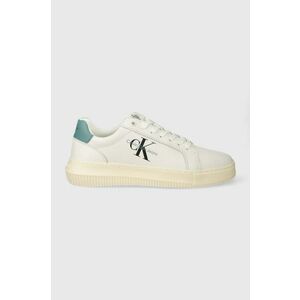 Calvin Klein Jeans sneakers din piele YM0YM00681 CHUNKY CUPSOLE MONOLOGO imagine