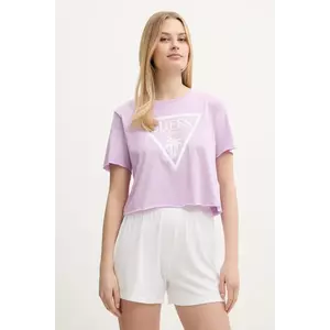 Guess tricou din bumbac imagine