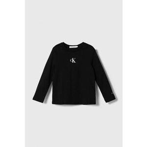 Calvin Klein Jeans longsleeve din bumbac pentru copii imagine