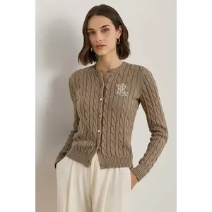 Lauren Ralph Lauren cardigan din bumbac imagine