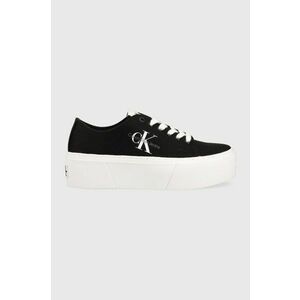 Calvin Klein Jeans tenisi FLATFORM+ CUPSOLE LOW TXT imagine