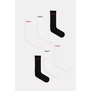 HUGO șosete 6P QS RIB LOGO CC 6-pack imagine