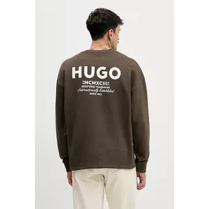 HUGO Blue hanorac de bumbac Naviu imagine