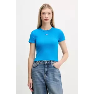 HUGO Blue tricou Baby Tee_B imagine