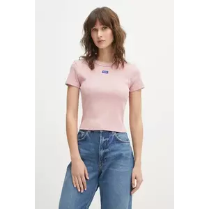 HUGO Blue tricou Baby Tee_B imagine