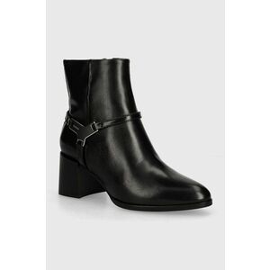 Calvin Klein cizme de piele ANKLE BOOT 55 W/HW LTH imagine