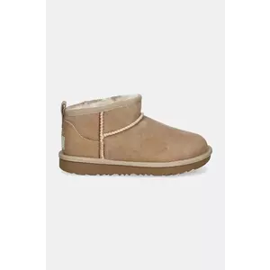 UGG cizme de zapada din piele intoarsa KIDS CLASSIC ULTRA MINI imagine