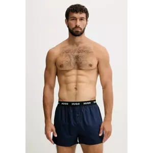 HUGO boxeri de bumbac 3-pack WOVEN BOXER TRIPLET imagine