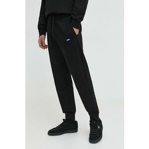 HUGO Blue pantaloni de trening din bumbac Napin imagine
