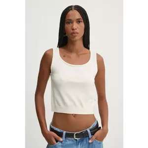 Guess Jeans top din amestec de matase imagine