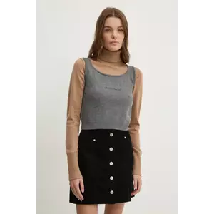 Guess Jeans top din amestec de matase imagine