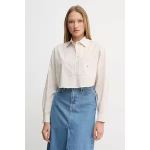 Calvin Klein Jeans camasa din bumbac imagine