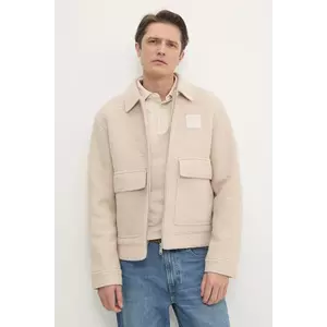 Calvin Klein Jeans jachetă de cămașă din lână imagine