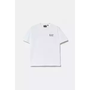 EA7 Emporio Armani tricou de bumbac pentru copii imagine