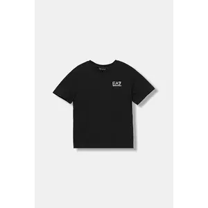 EA7 Emporio Armani tricou de bumbac pentru copii imagine