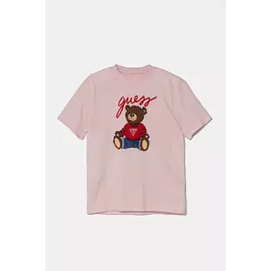 Guess tricou de bumbac pentru copii imagine