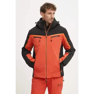 EA7 Emporio Armani geaca de schi Kitzbuhel Colorblock Logo imagine