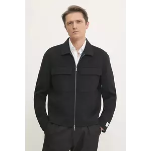 Calvin Klein jachetă de cămașă din lână imagine