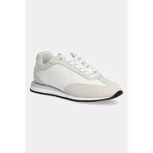 Calvin Klein sneakers din piele RUNNER LACE UP - LTH SUE MIX imagine
