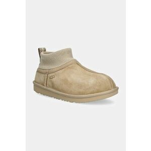 UGG cizme de zapada din piele intoarsa KIDS' CLASSIC ULTRA STRETCH CUFF imagine